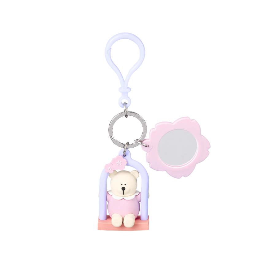 【韓国スタバ】2024桜★Blossom SecretGarden Bearista Keychain Starbucks Korea 2024 Blossom Secret Garden Bearista Keychain