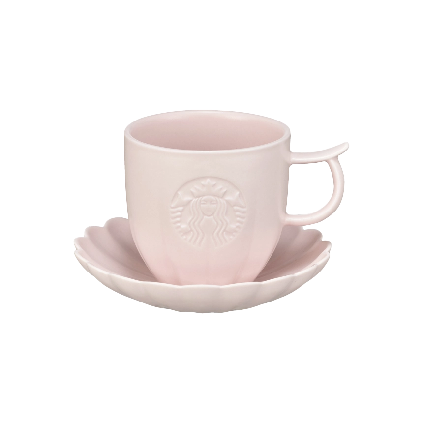 Starbucks Korea X MUJAGI Blossom Mug & Plate Set 200ml