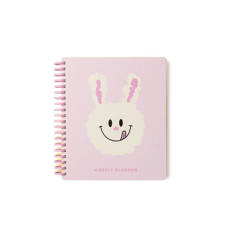 Knotted Cream Bunny Weekly Planner