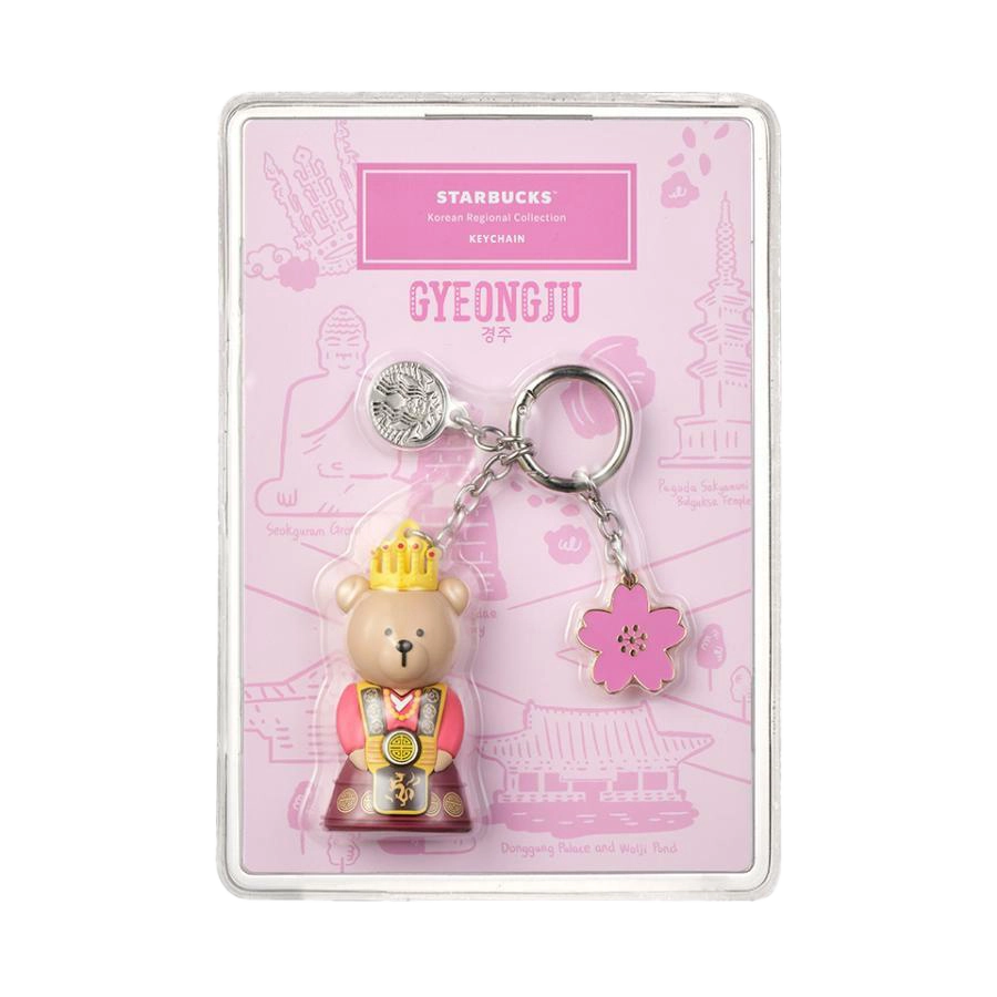 Starbucks Korea Annyeong Gyeongju Bearista Keyring