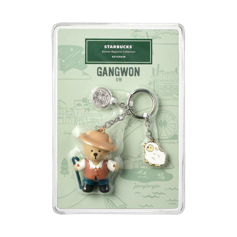 Starbucks Korea Annyeong Gangwon Bearista Keyring