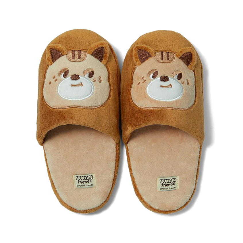 Pokori Friends Plush Room Slippers