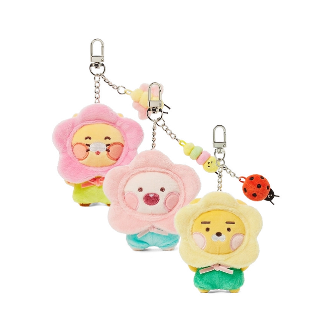 Kakao Friends Flower Plush Keyring