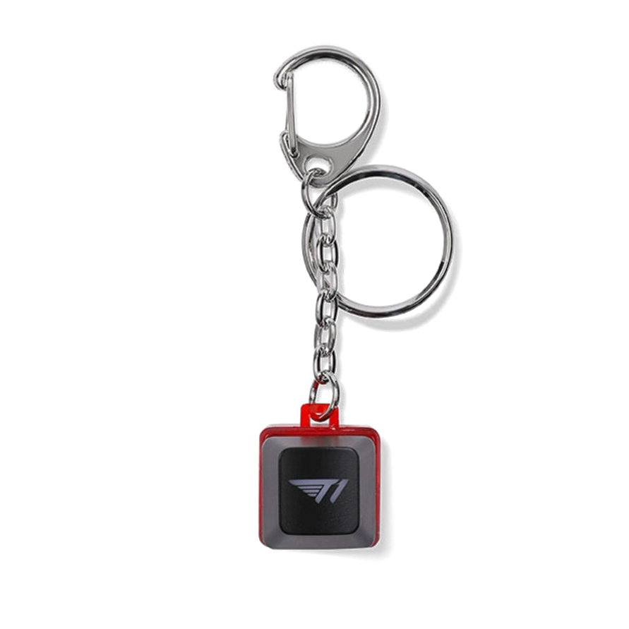 T1 Logo LED Keycap Keyring