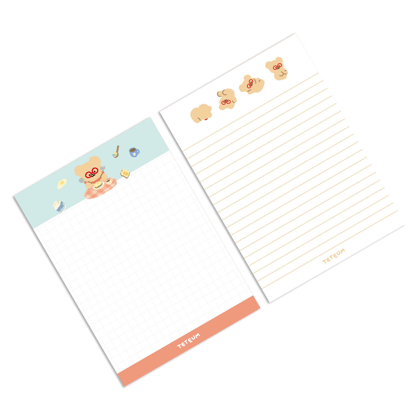 Teteum Friends Big Memo Pad (ver 2)