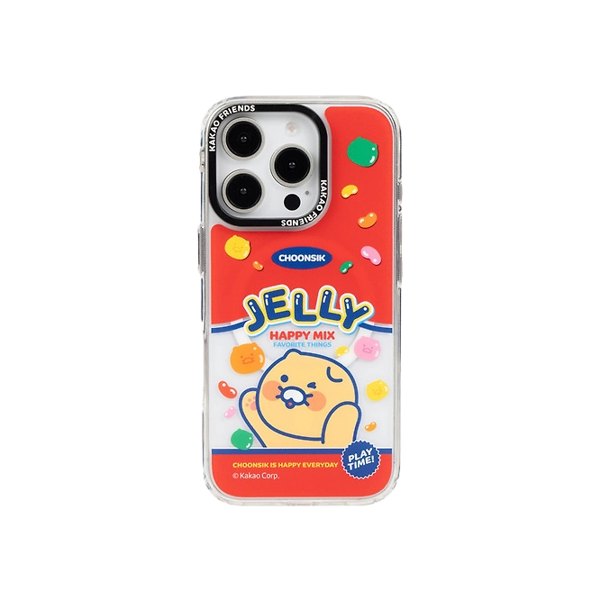 Kakao Friends Choonsik Clear Magnetic Phone Case