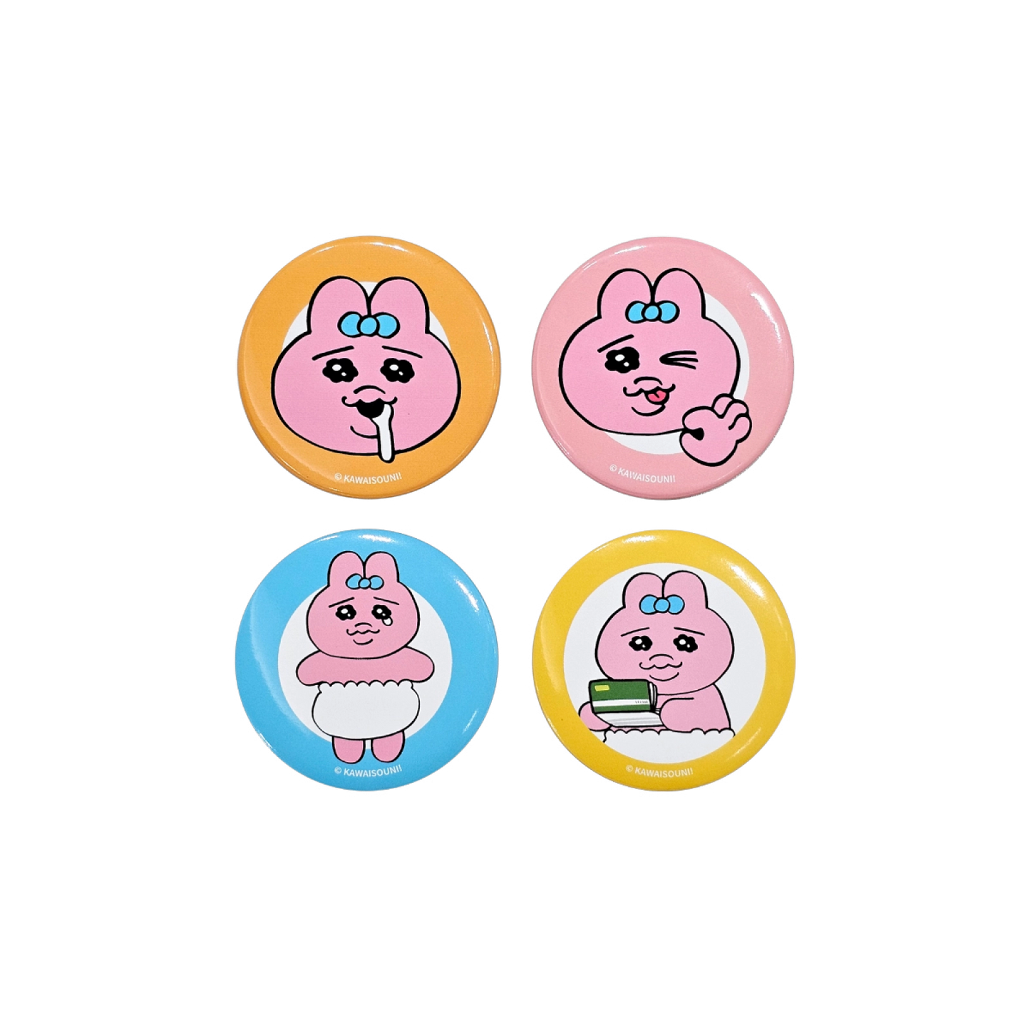 Opanchu Usagi Can Badge