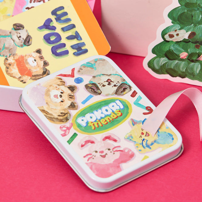 Pokori Friends Tincase & 2024 Calendar Card