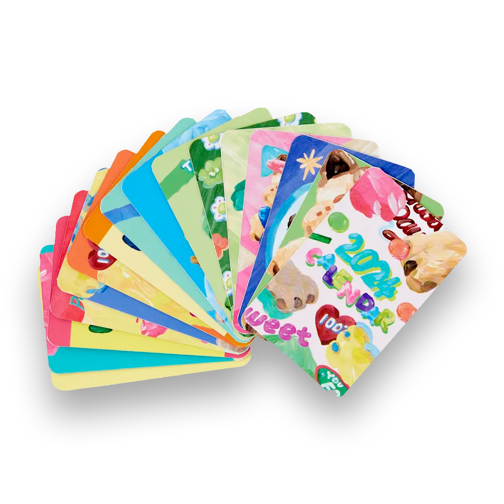 Pokori Friends Tincase & 2024 Calendar Card