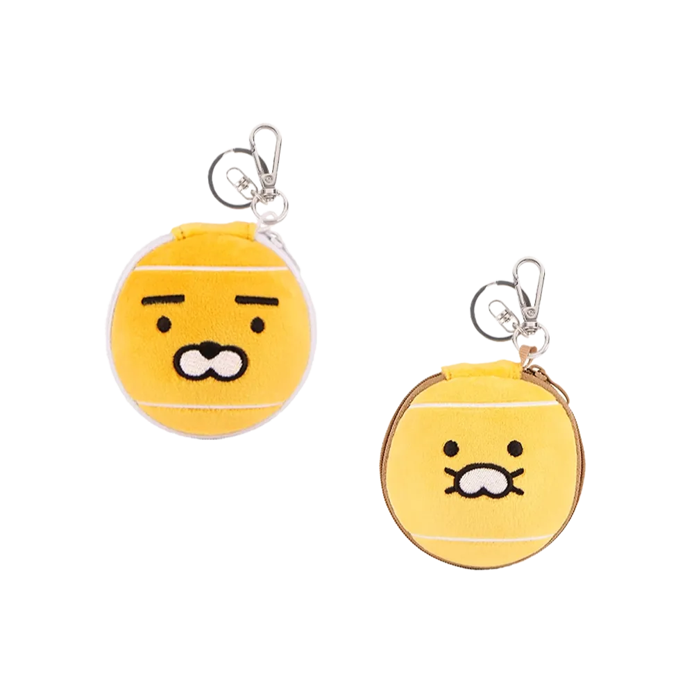 Kakao Friends Face Tennis Ball Pouch Keyring