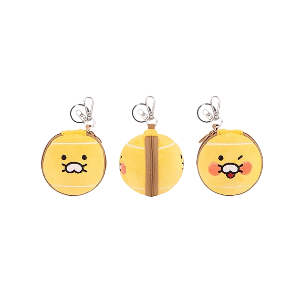 Kakao Friends Face Tennis Ball Pouch Keyring