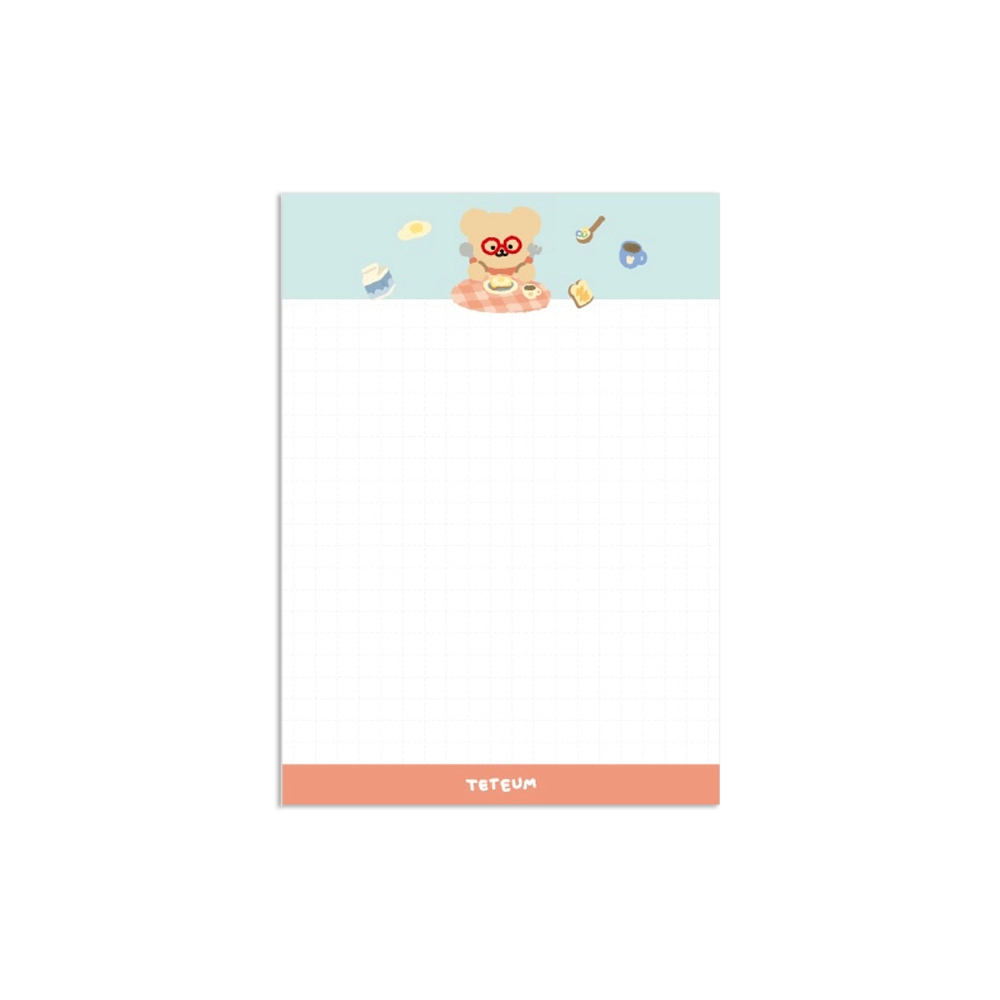 Teteum Friends Big Memo Pad (ver 2)