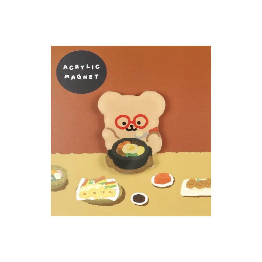 Teteum Friends Acrylic Magnet