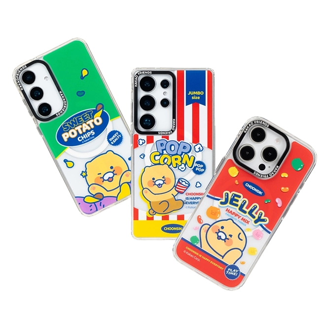 Kakao Friends Choonsik Clear Magnetic Phone Case