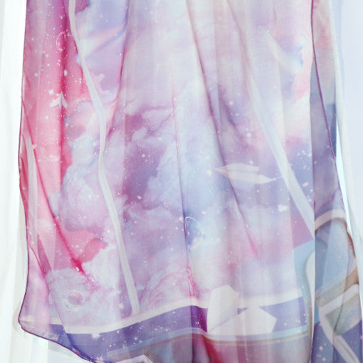 Debut or Die Chiffon Fabric Poster