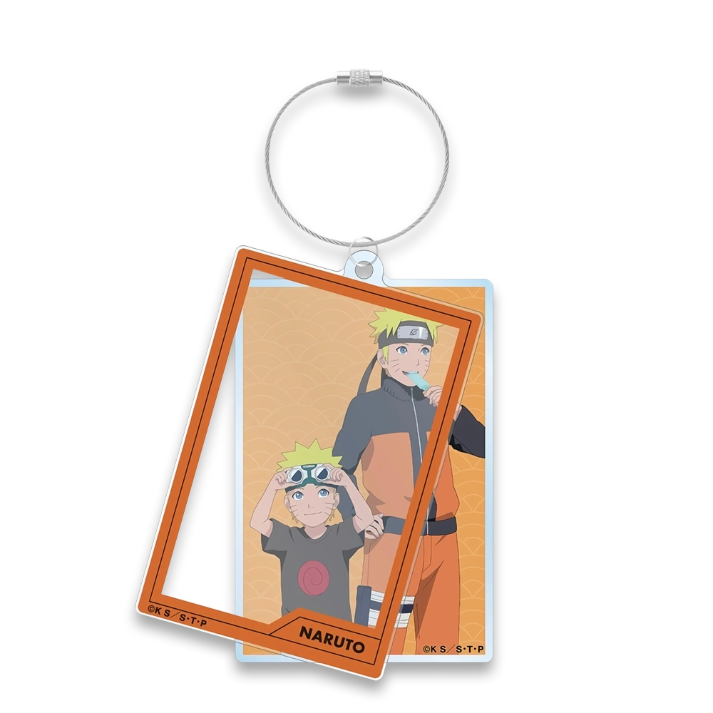 Naruto Twin Wire Big Acrylic Keyring (Past and Present Ver)