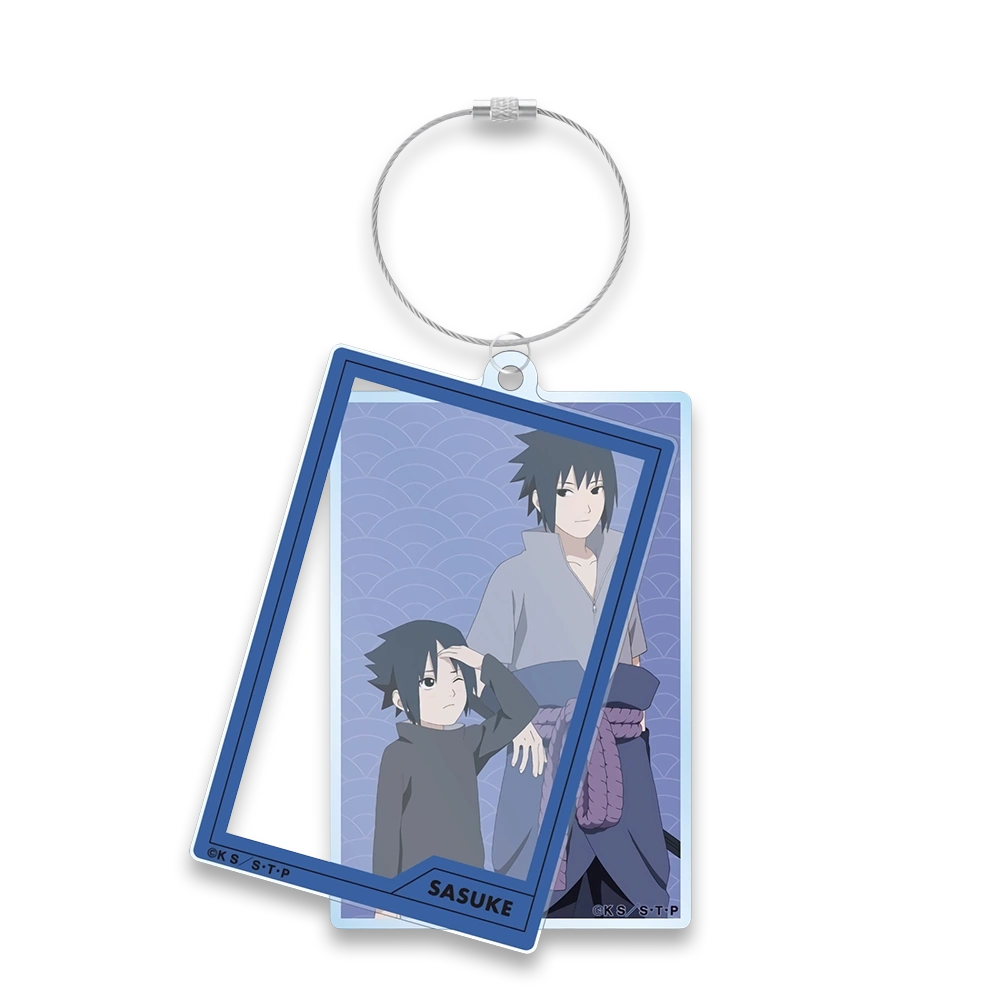 Naruto Twin Wire Big Acrylic Keyring (Past and Present Ver)