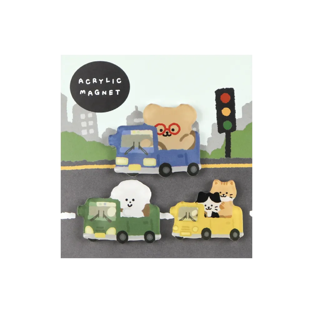 Teteum Friends Acrylic Magnet
