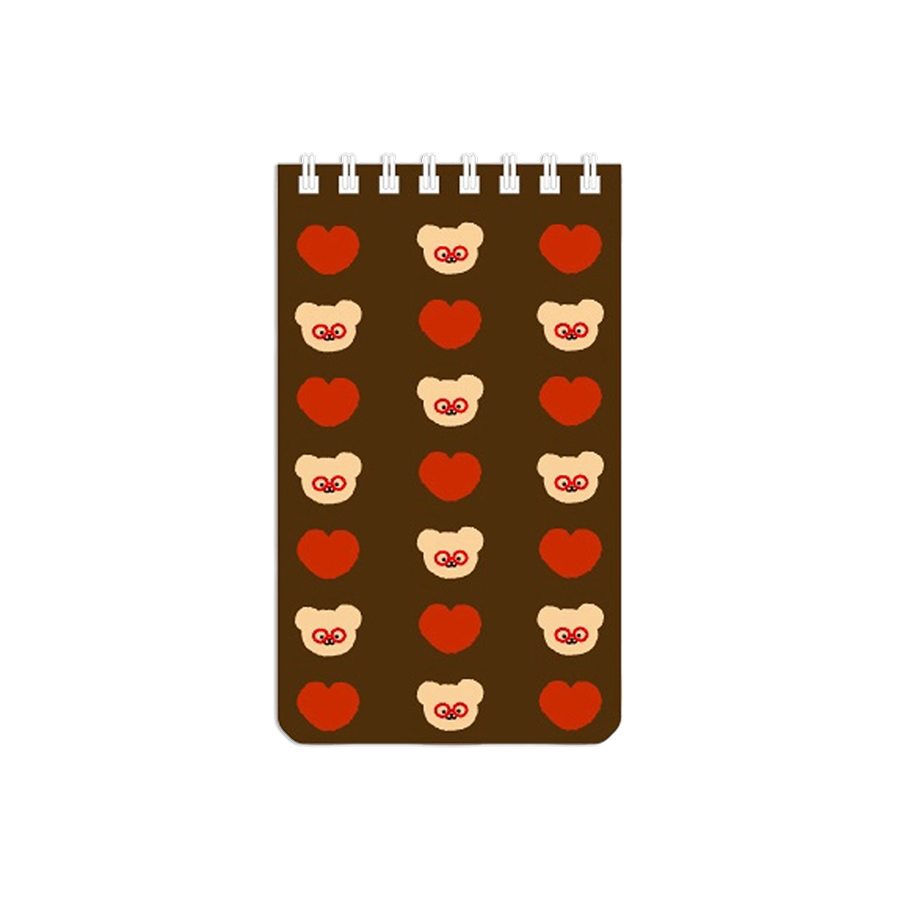 Teteum Friends Heart Mini Spring Note