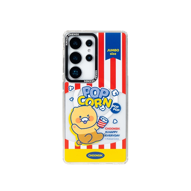 Kakao Friends Choonsik Clear Magnetic Phone Case