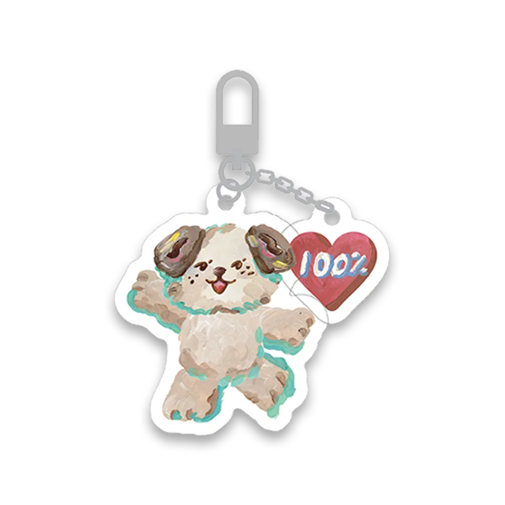 Pokori Friends Acrylic Keyring
