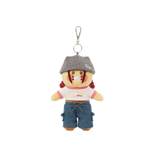 Kakao Friends [Savage Choonsik] Long Body Plush Keyring