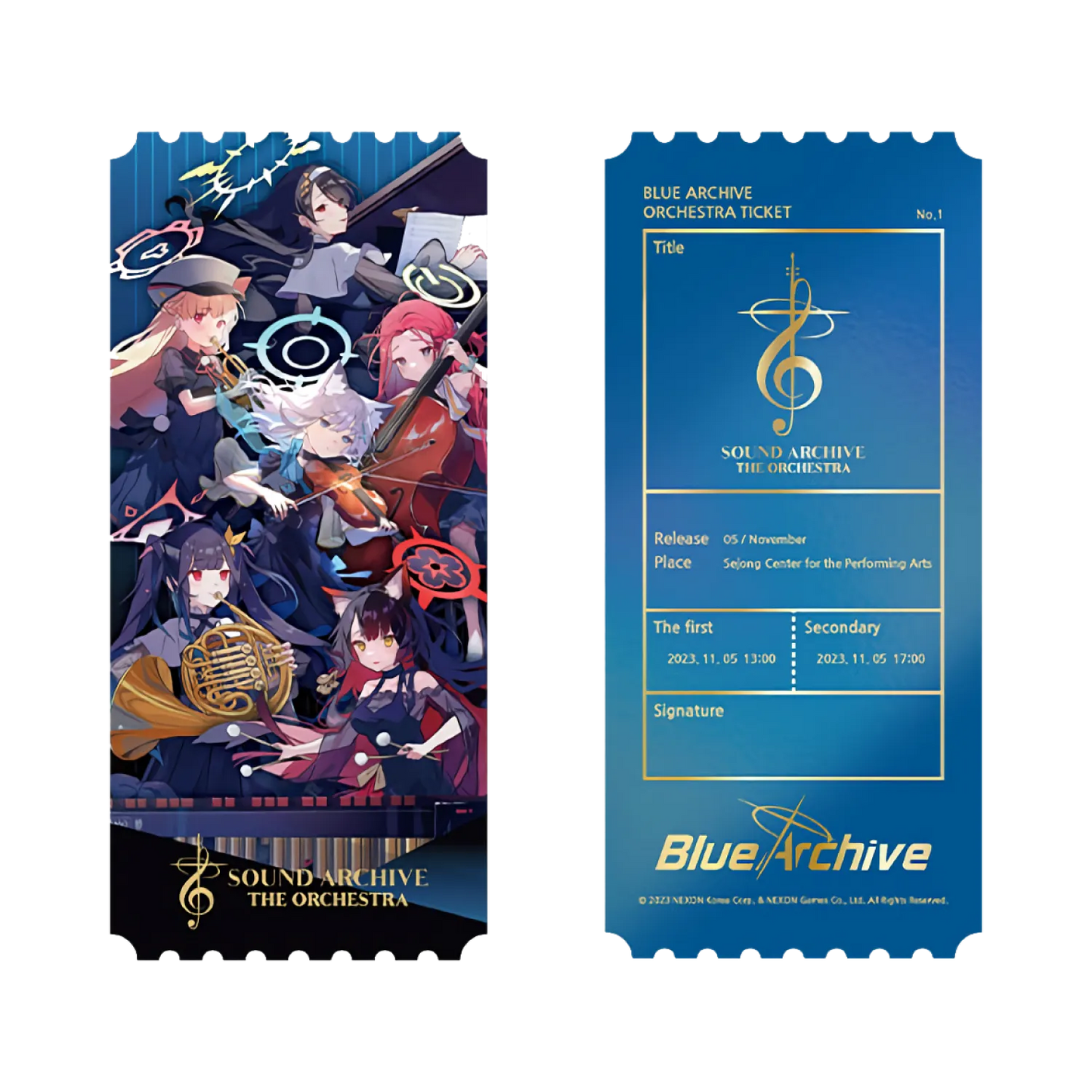 Blue Archive [Sound Archive: The Orchestra] Memorial Package
