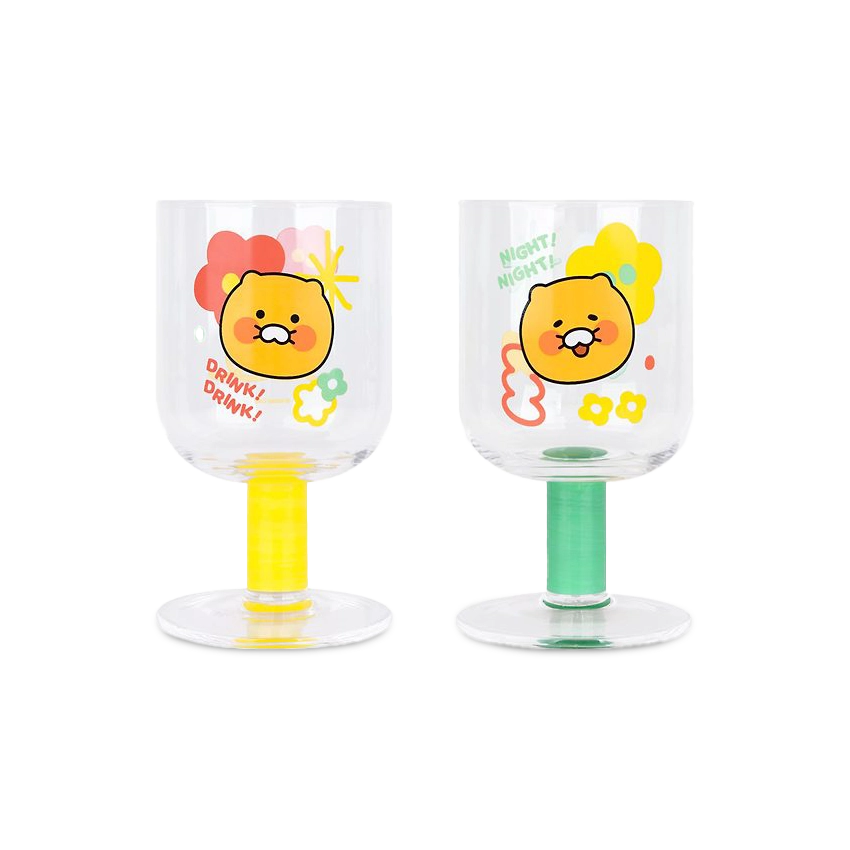 Kakao Friends Choonsik Goblet Cup Set (2P)