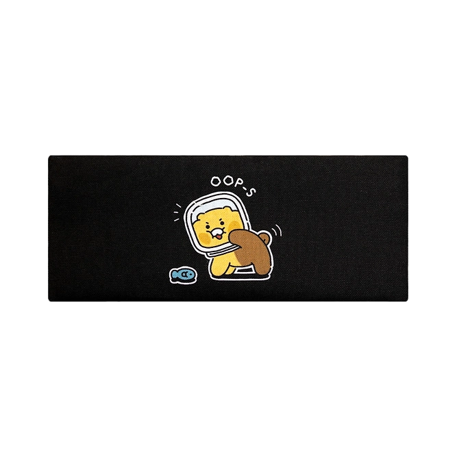 Kakao Friends [Ordinary Choonsik] Fabric Flat Pen Pouch