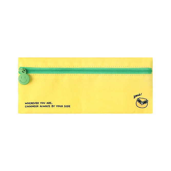 Kakao Friends [Say Cheese] Fabric Flat Pen Pouch
