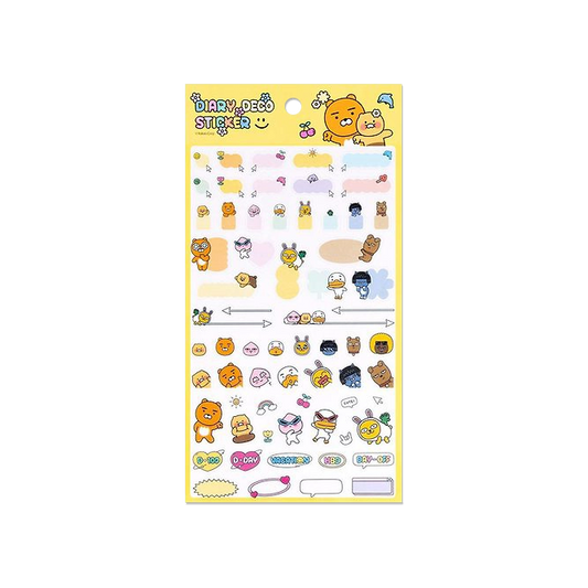 Kakao Friends [Say Cheese] Diary Deco Sticker