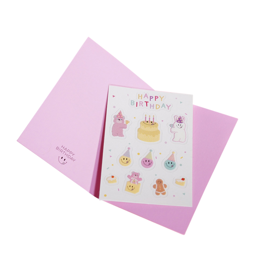 Knotted Mini Card & Sticker Set