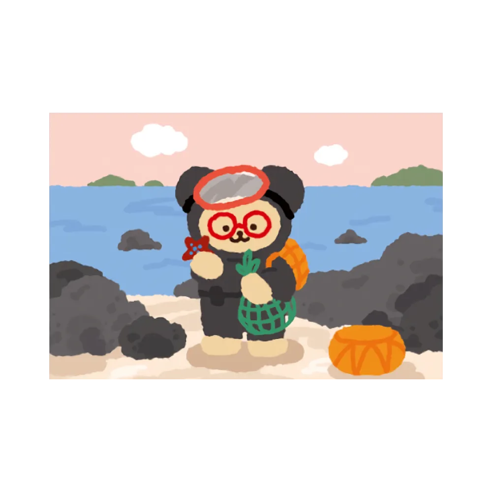 Teteum Friends Love Jeju Postcards
