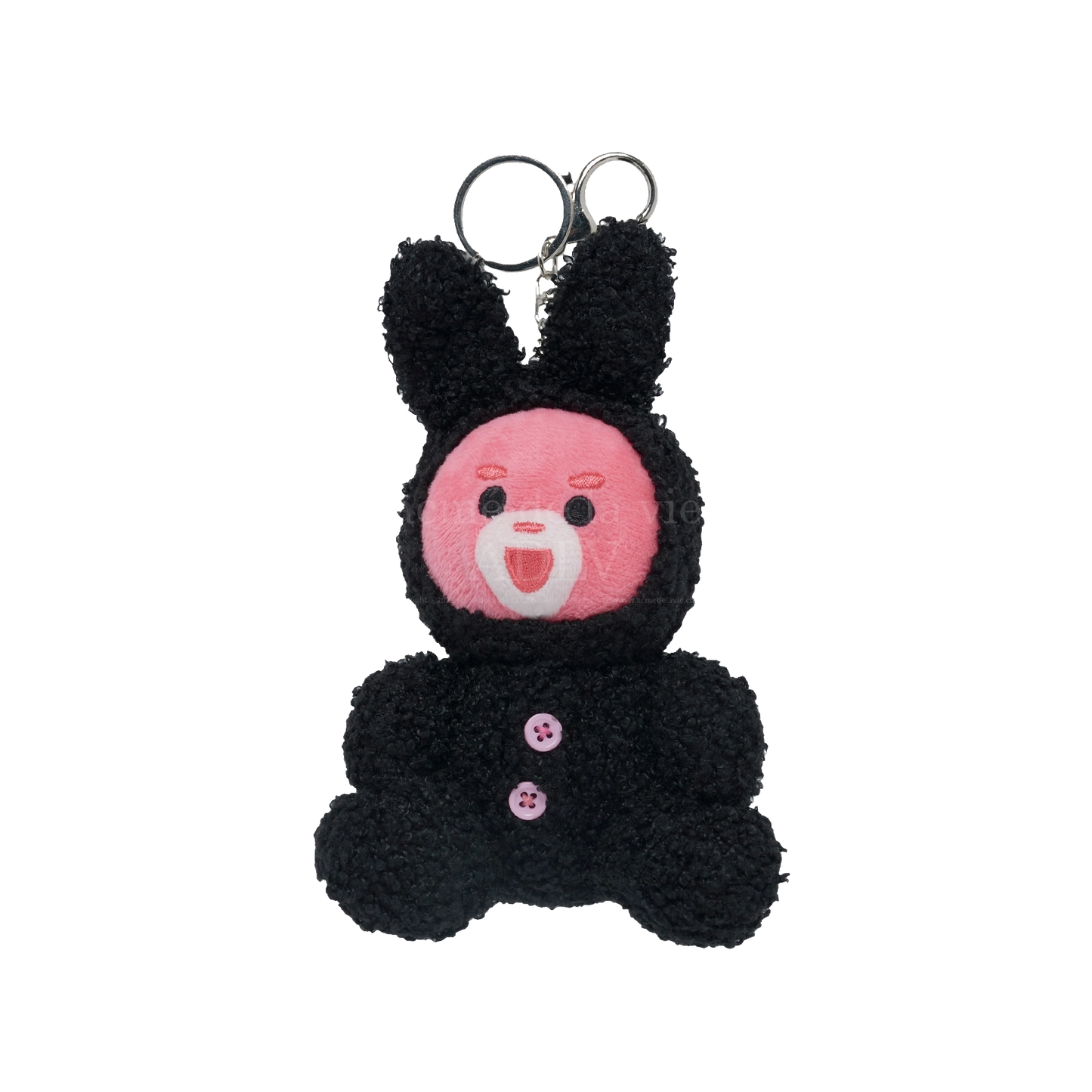 Bellygom X ADLV Fuzzy Rabbit Belly Keyring