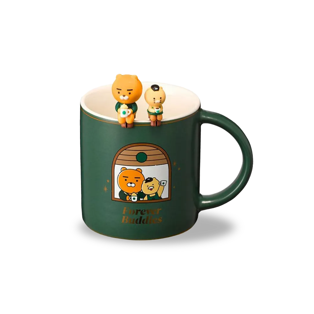 Kakao Friends X Starbucks Korea MyBuddy Figure Mug Set 355ml