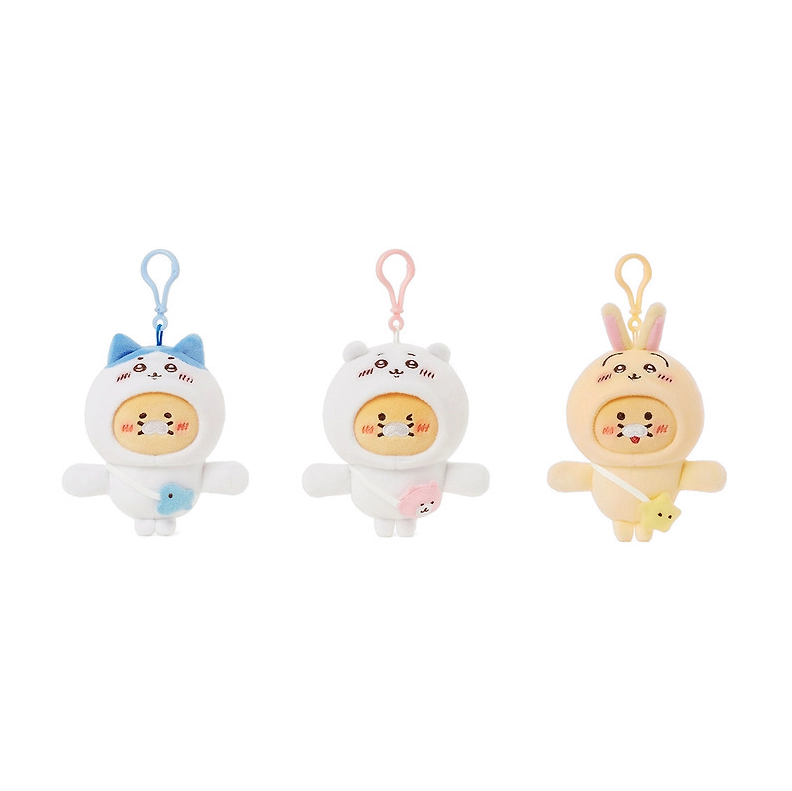 Chiikawa X Kakao Friends Plush Keyring