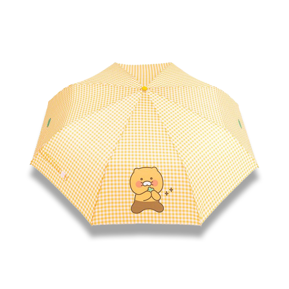 Kakao Friends Checkered Foldable Umbrella