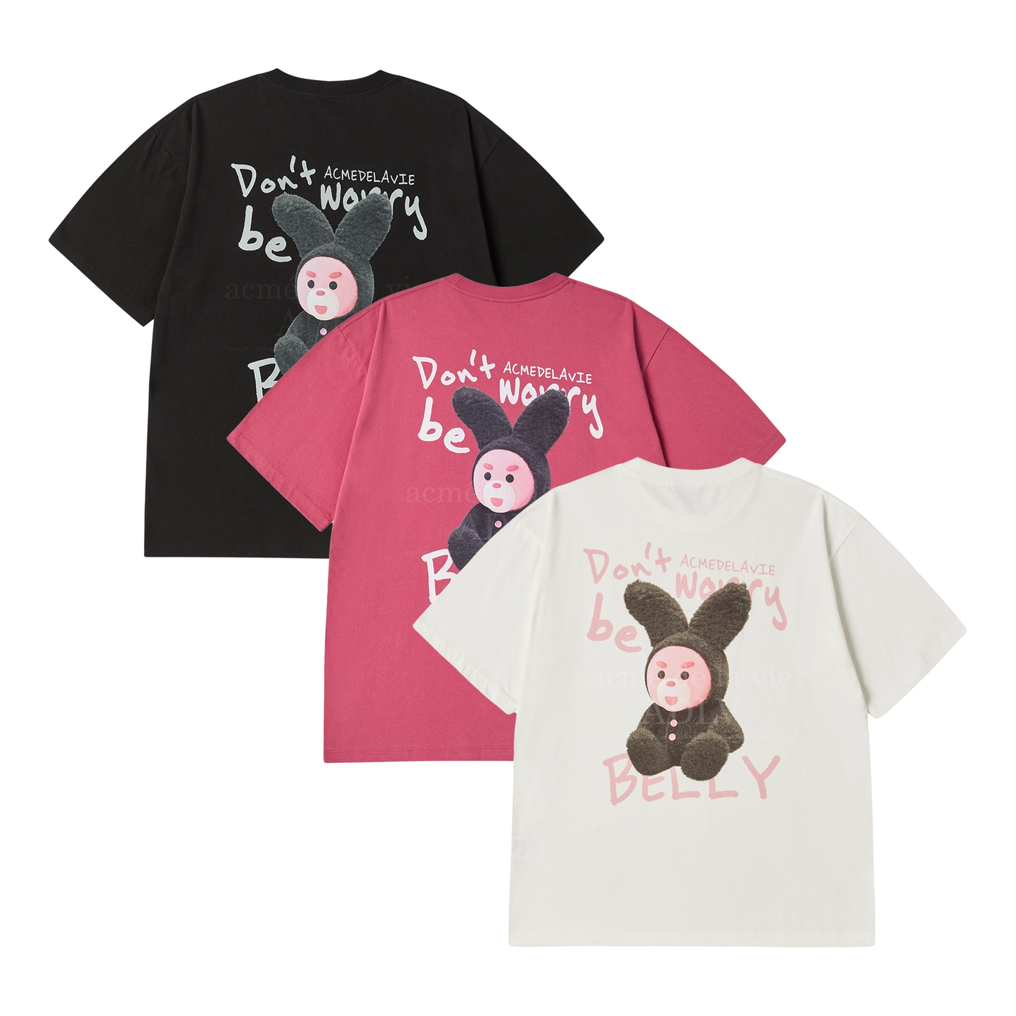 Bellygom X ADLV Rabbit Belly Short Sleeve T-Shirt
