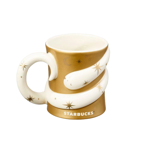 Starbucks Korea Dreaming Snake Gold Mug 355ml