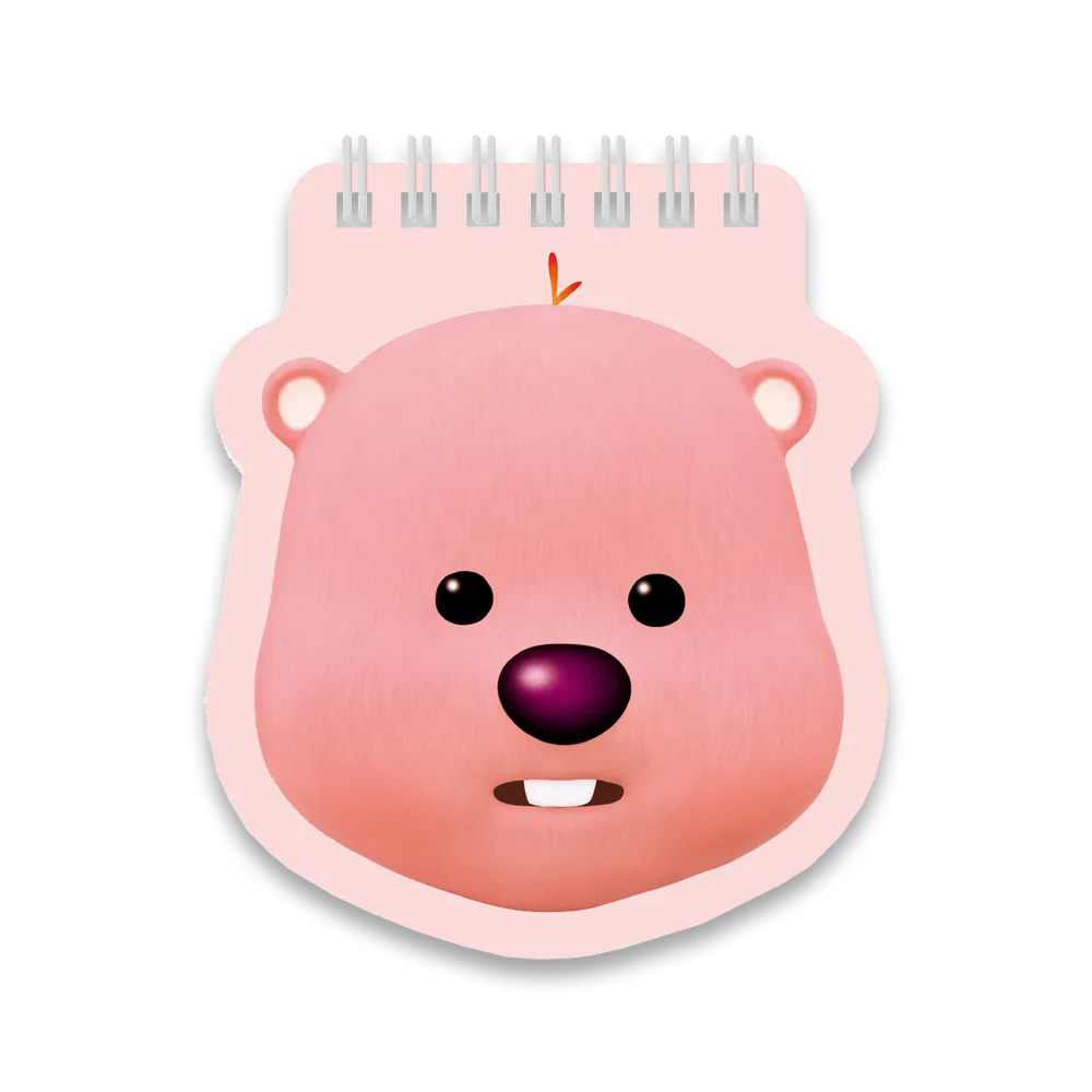 Zanmang Loopy Face Spring Note – Dambie the Anime Shop