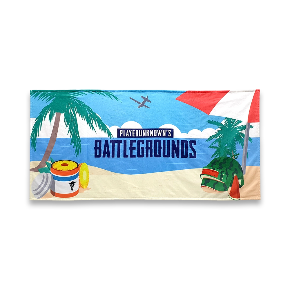 PUBG Farming Ocean Beach Towel