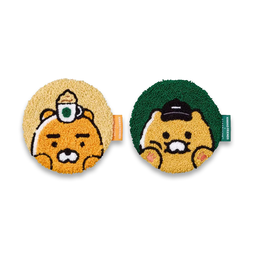 Kakao Friends X Starbucks Korea MyBuddy Coaster Set (2P)