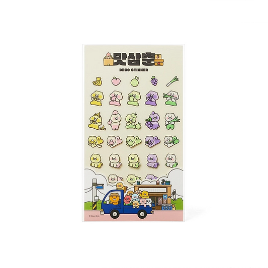 Kakao Friends [Tasty Food Choonsik] Clear Sticker