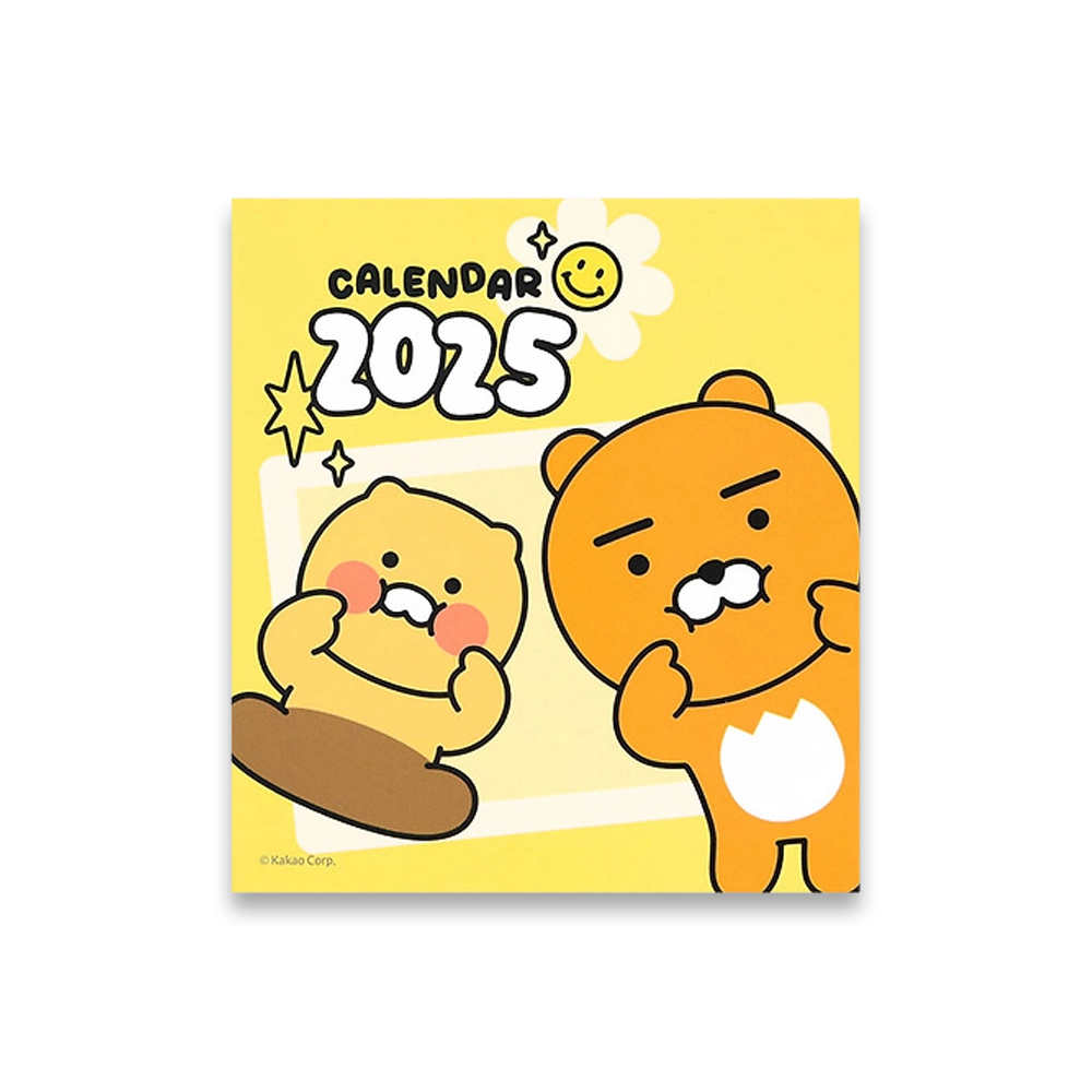 Kakao Friends 2025 Acrylic Desk Calendar