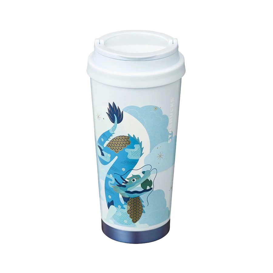 Starbucks Korea SS Elma Blue Dragon Tumbler 473ml