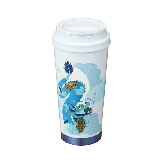 Starbucks Korea SS Elma Blue Dragon Tumbler 473ml