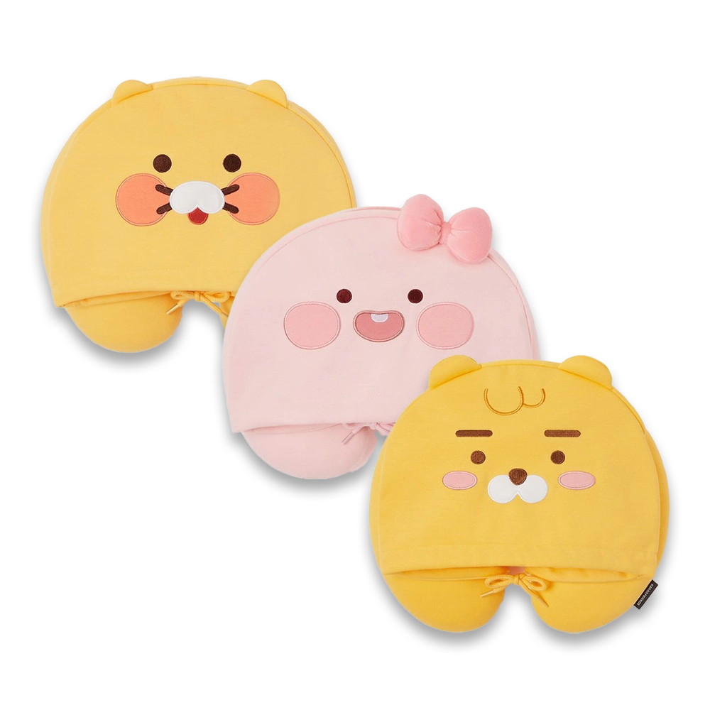 Kakao Friends Hooded Neck Pillow Neck Cushion