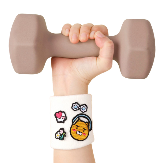 Kakao Friends [Say Cheese] Wappen + Wrist Band Set