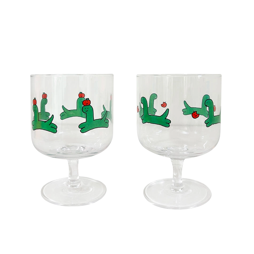 Joguman Studio Goblet Glass Cup Set