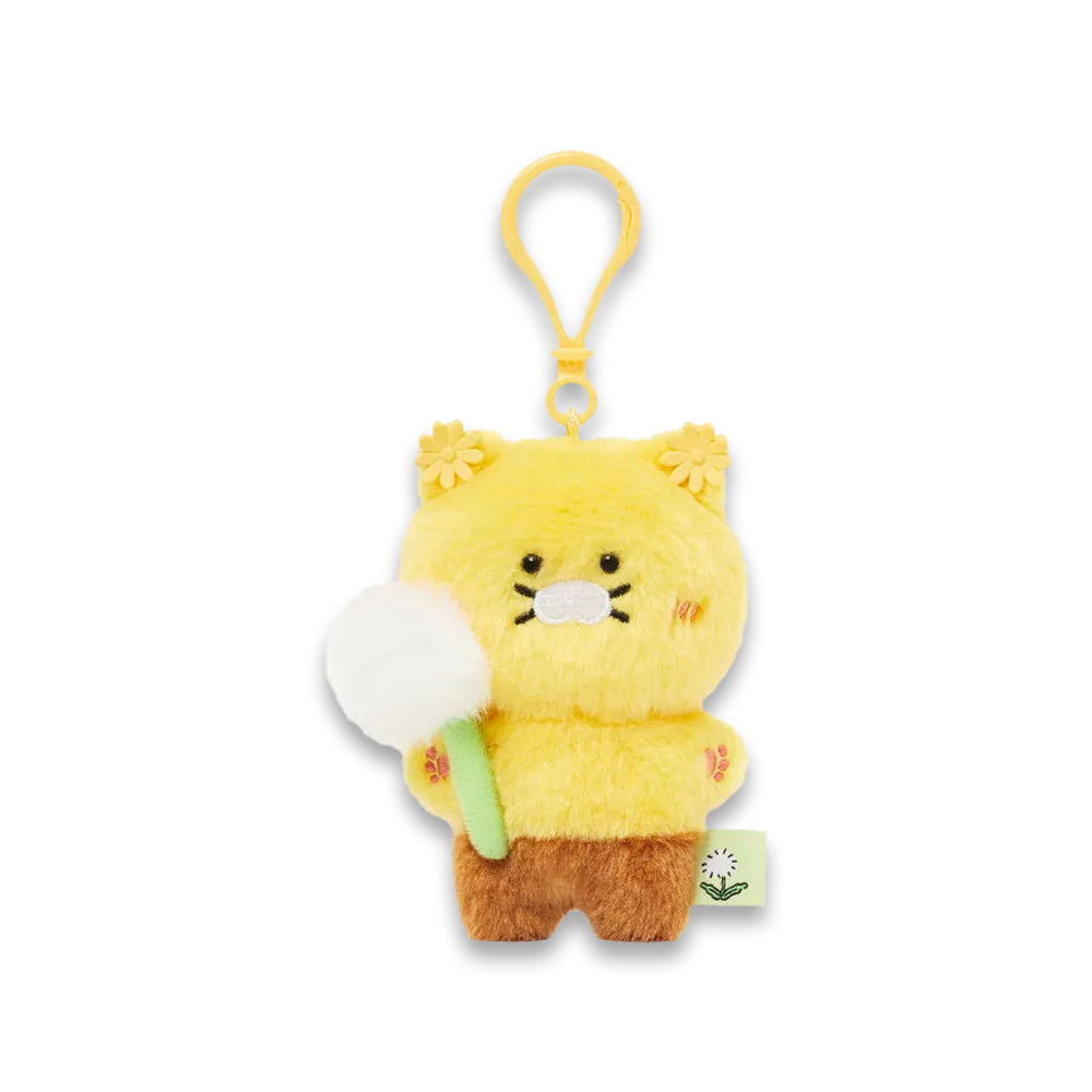 KAKAO FRIENDS [A Day of Fluffy Choonsik] Plush Doll Keyring